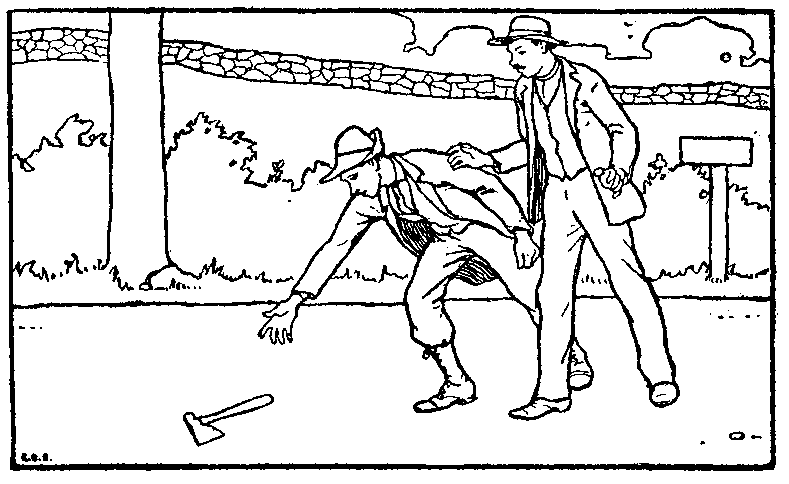 THE TRAVELLERS AND THE HATCHET