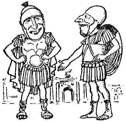 THE ROMANS REVELLED IN IT.