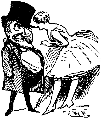 Mr. Punch at the Ballet.