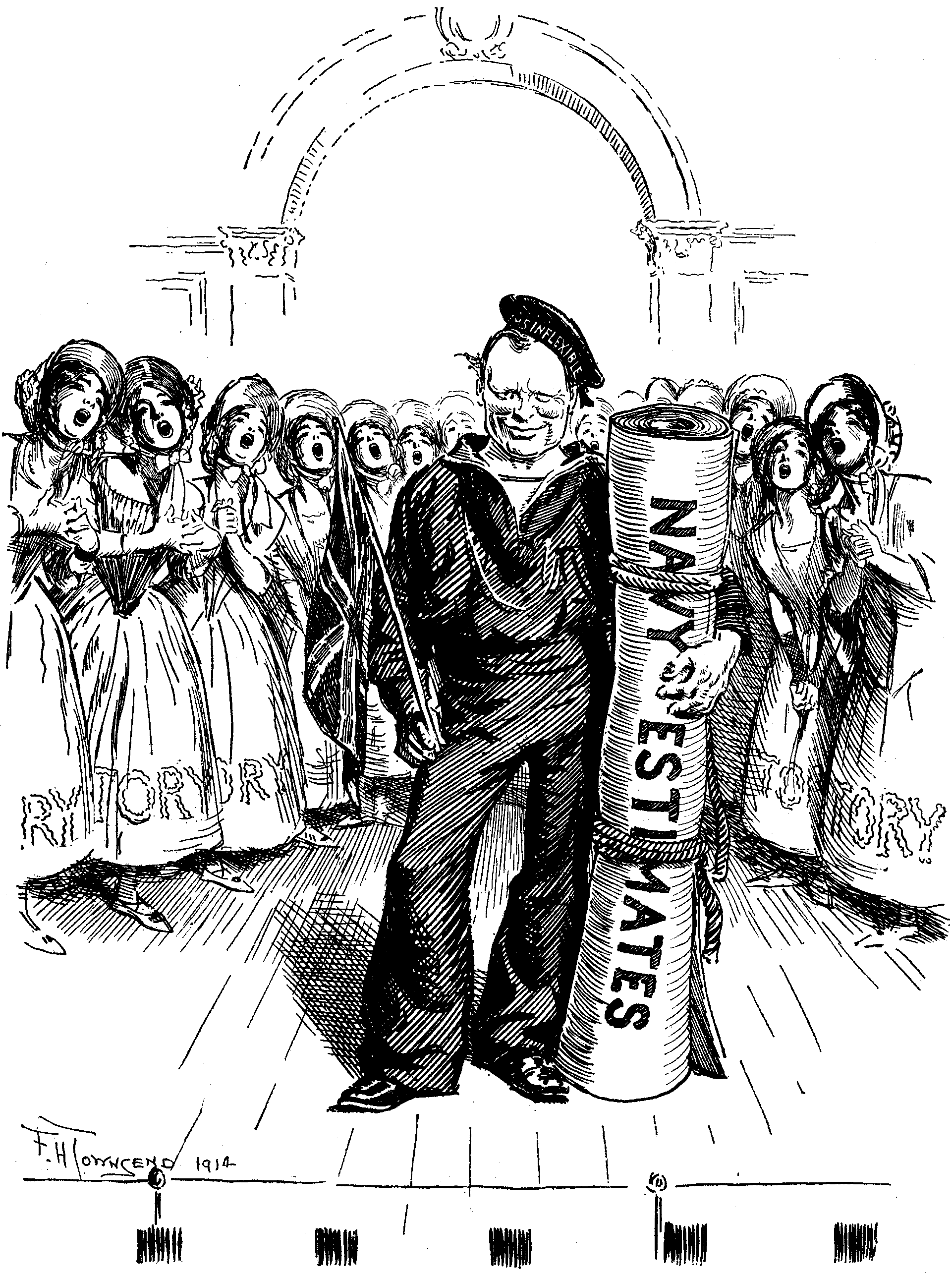 Winston Churchill and Tory chorus.