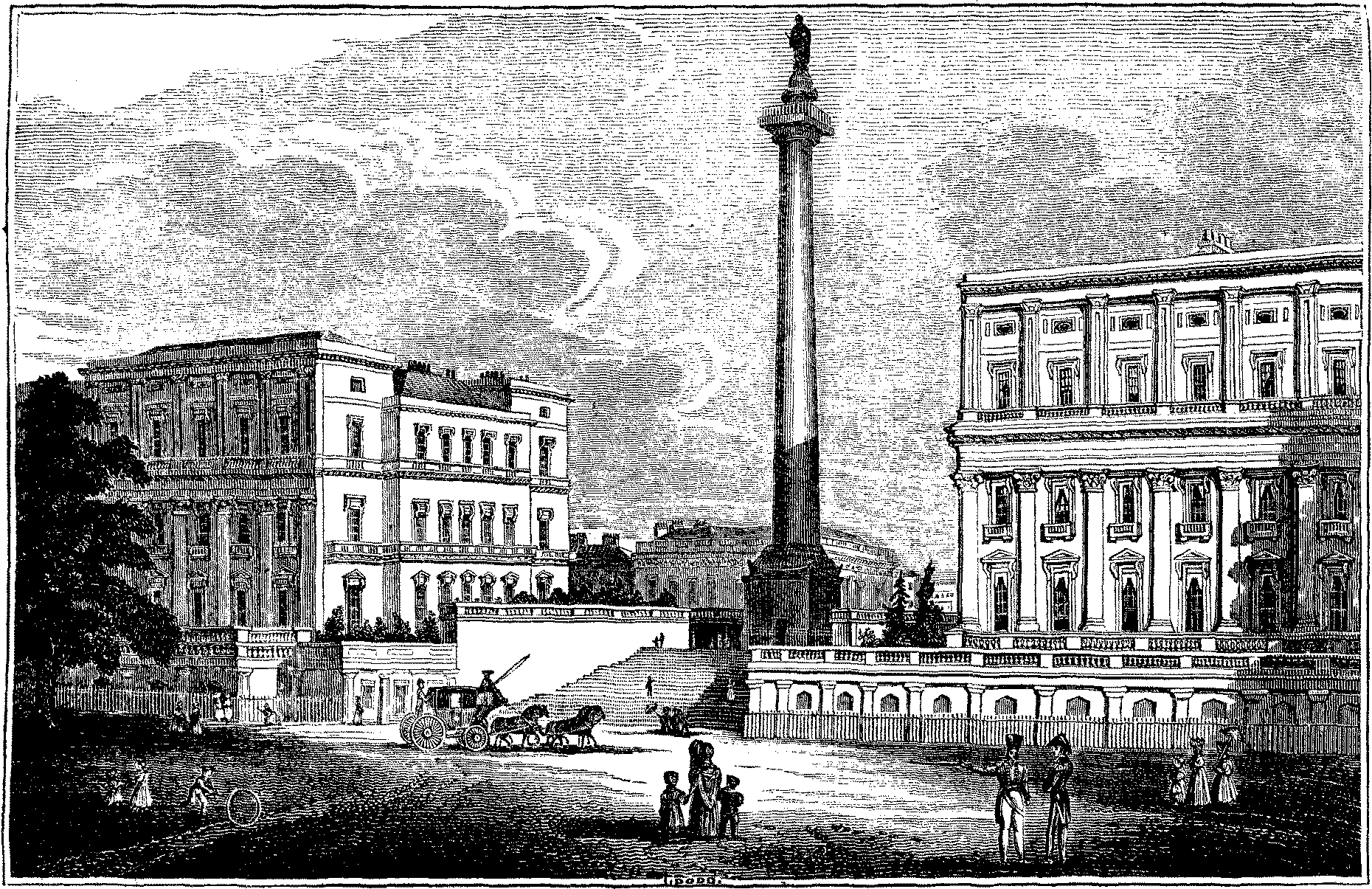 The York Column, (from St.James's Park.)