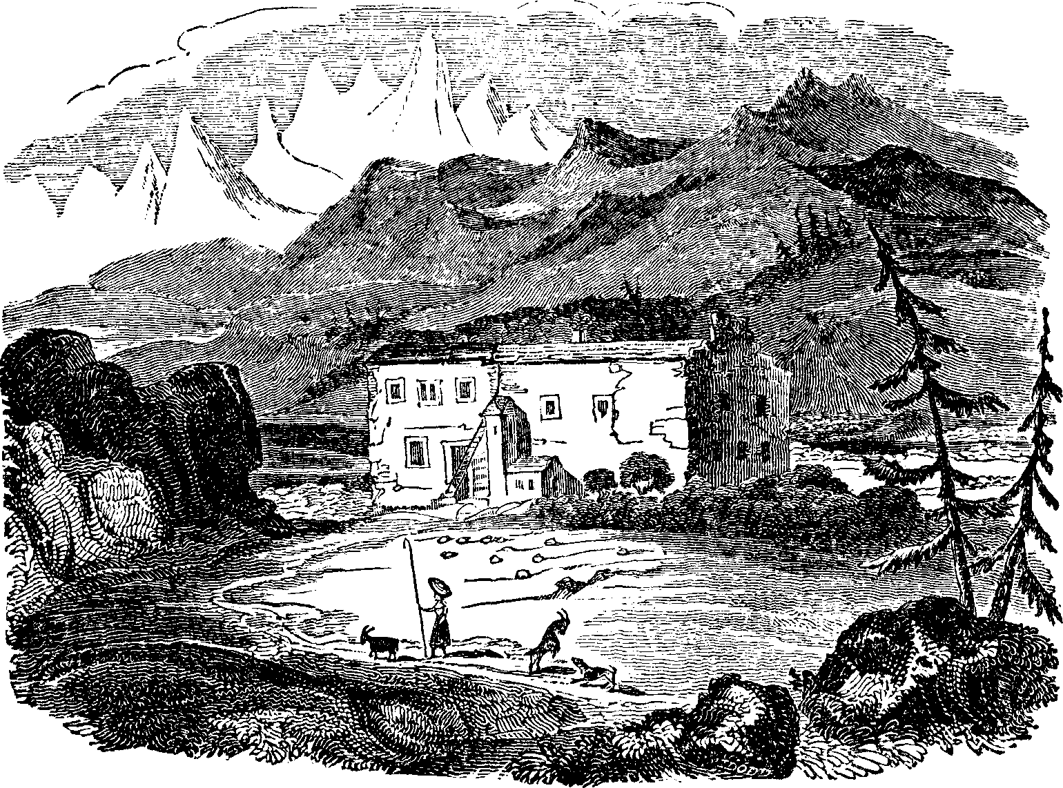 Auberge on the Grimsel.