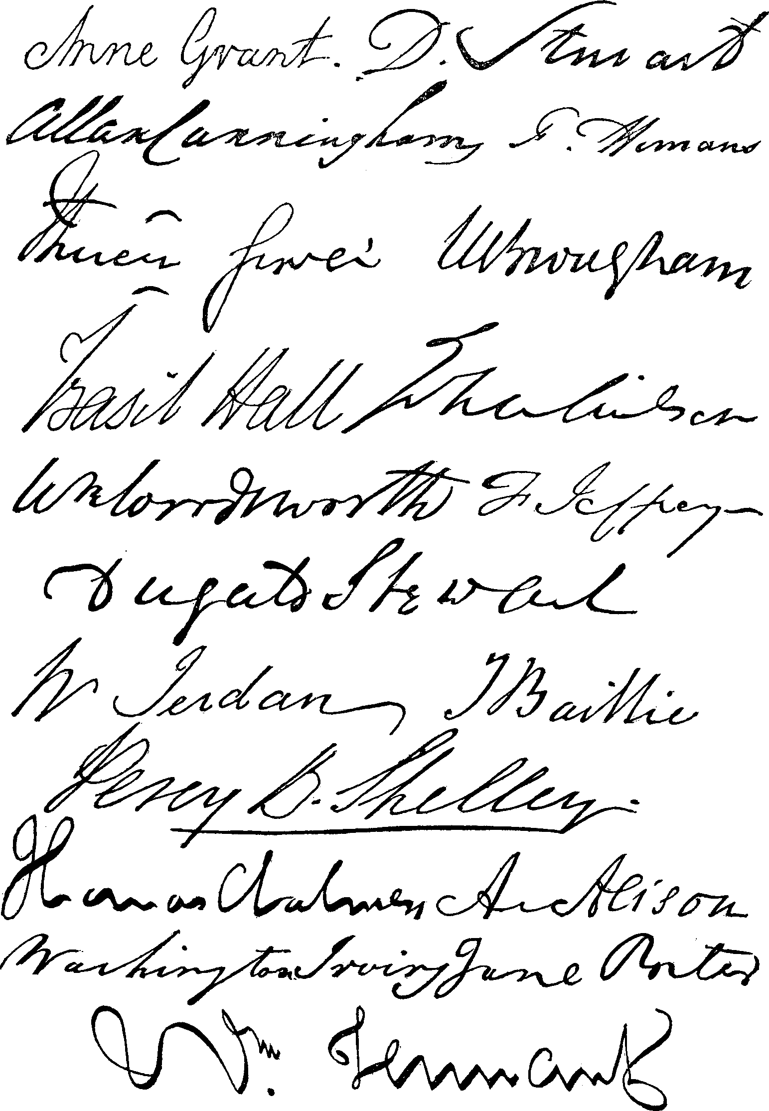 Autographs of Eminent Persons.