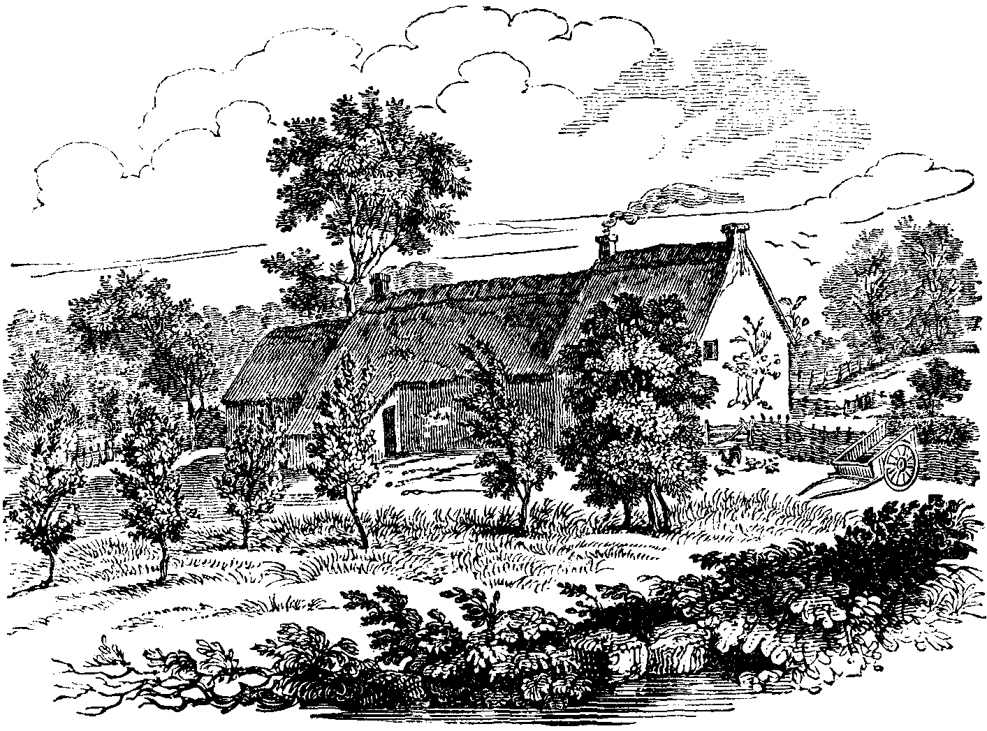BIRTHPLACE OF BEWICK, THE ENGRAVER.