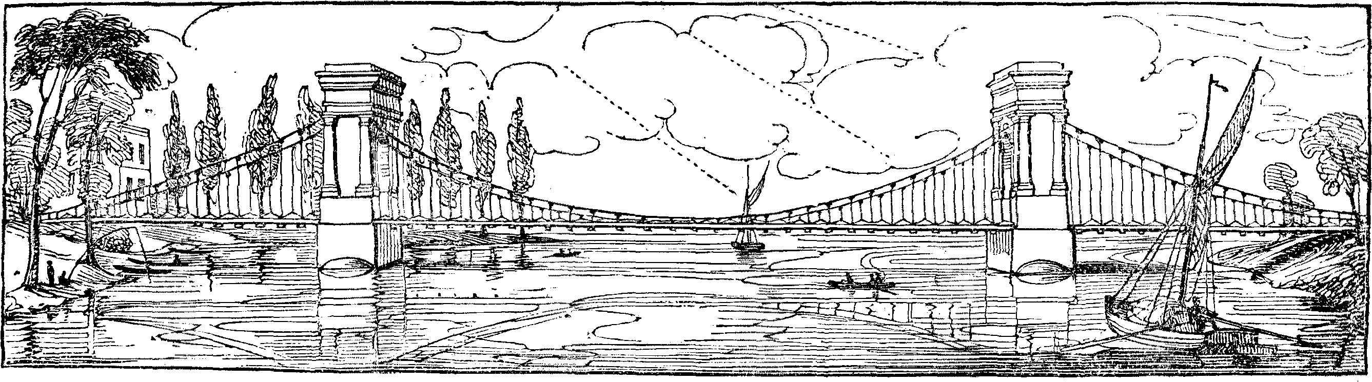 New Suspension Bridge, Hammersmith.