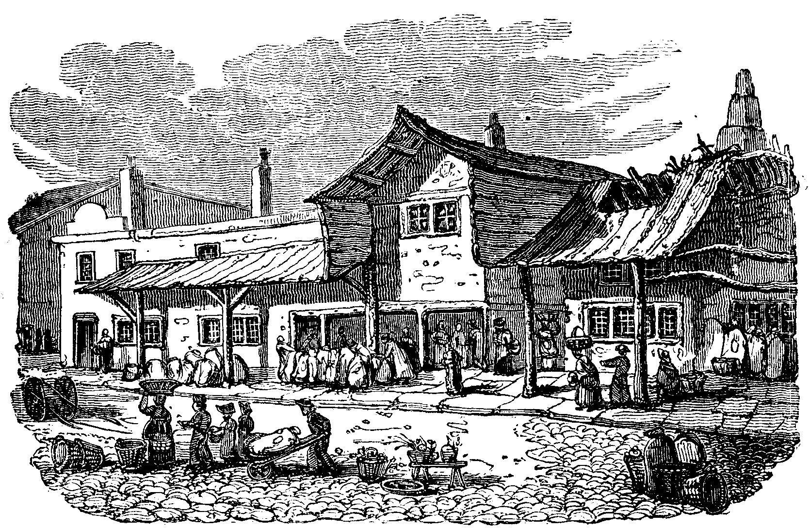 Covent Garden Market.—"Here to-day, and gone to-morrow."—Tristram Shandy. 