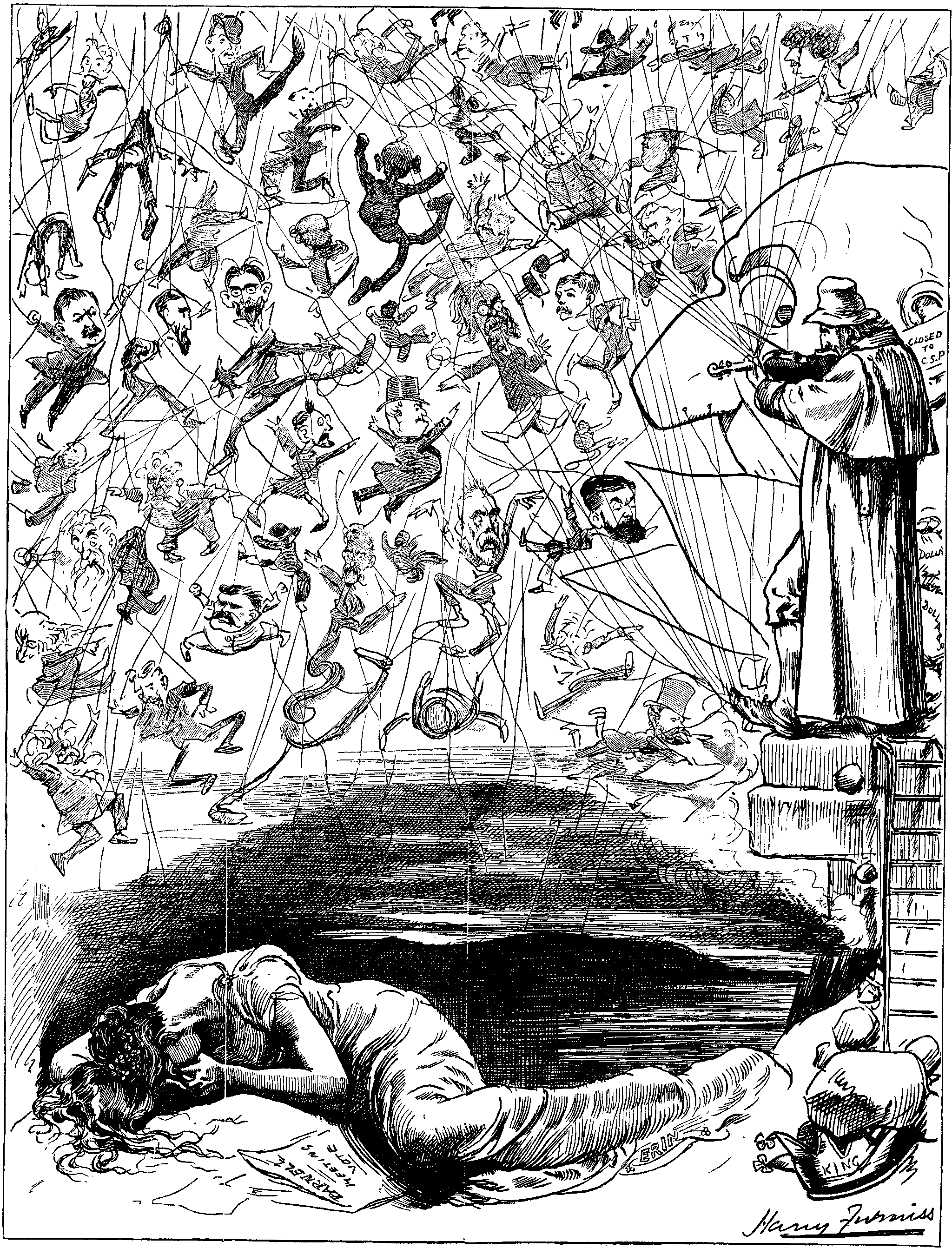 Parnell's Parliamentary Puppetrs.