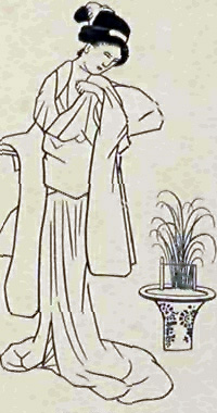 Girl with Flowers.