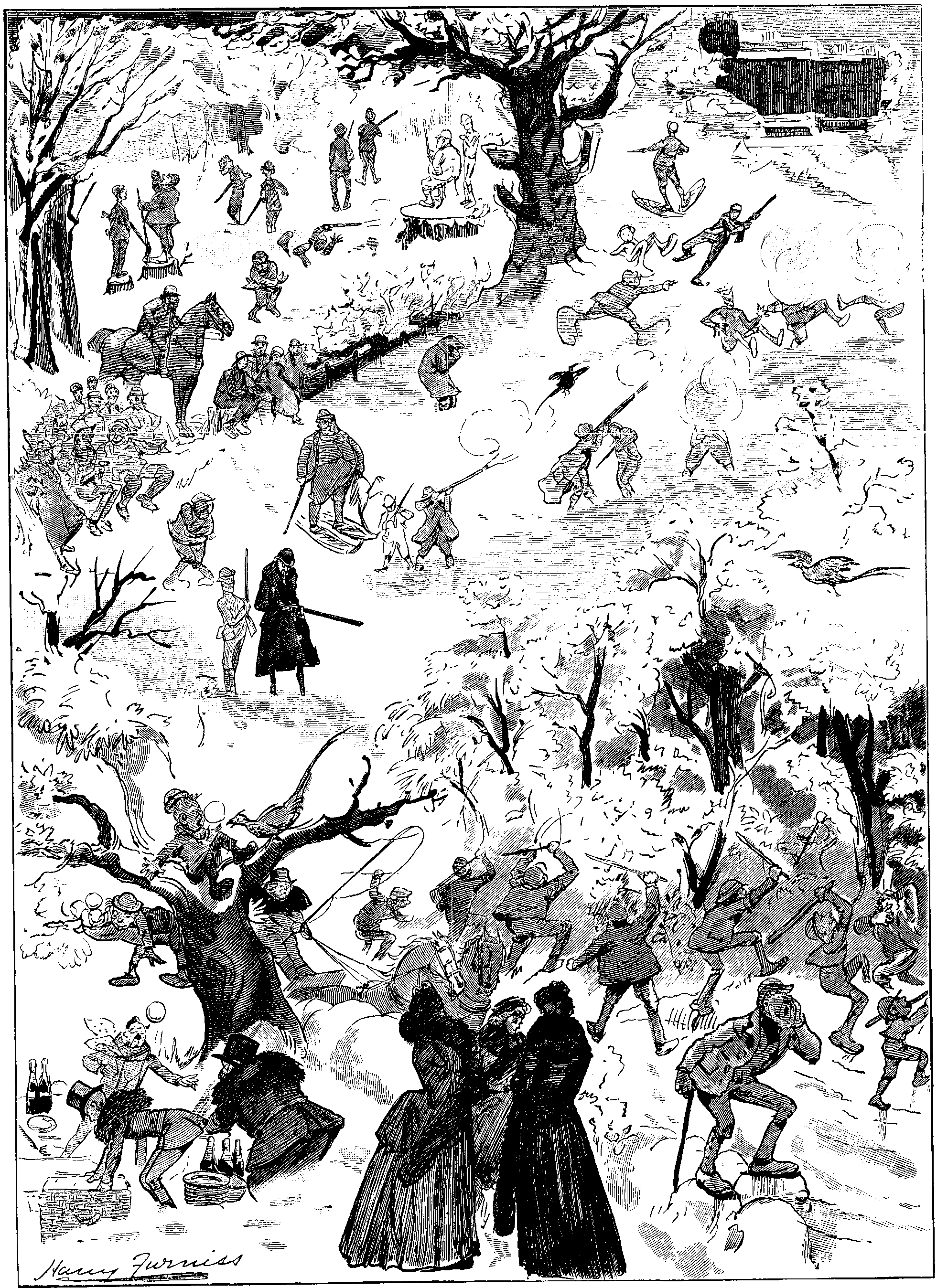 REMINISCENCES OF SPORT IN THE SNOW.