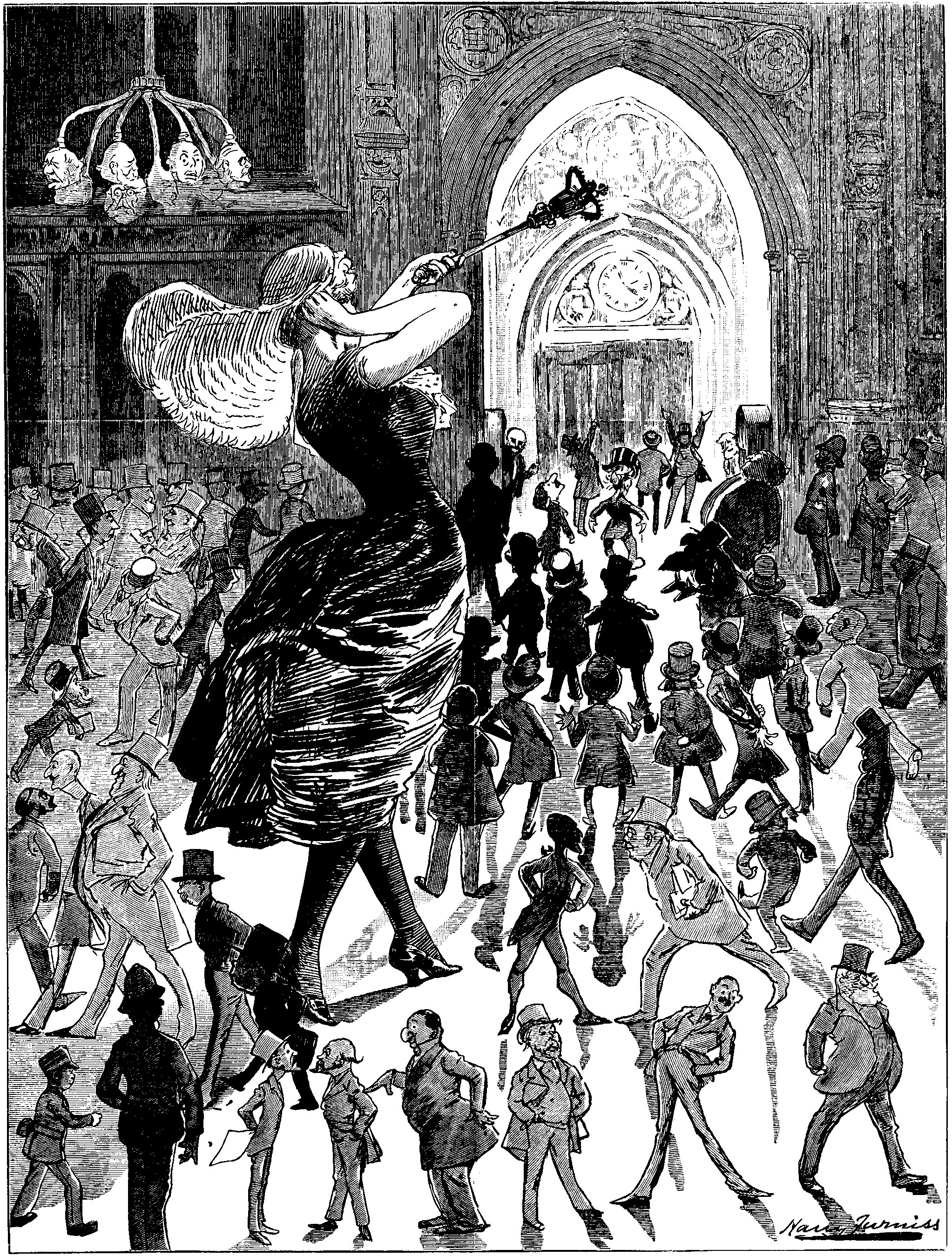 ANOTHER SCENE FROM THE PANTOMIME AT ST. STEPHEN'S.