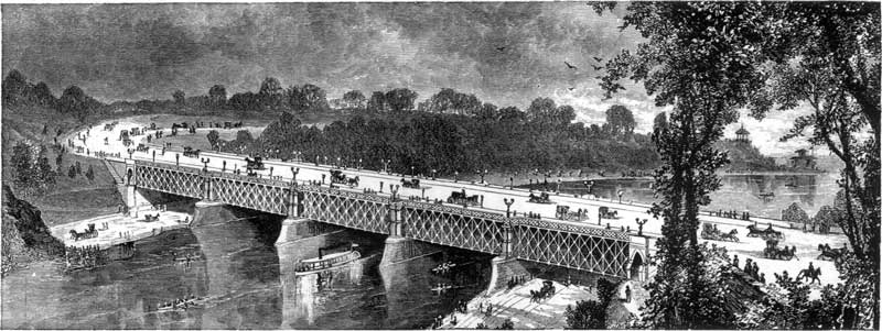 GIRARD AVENUE BRIDGE—ONE OF THE APPROACHES TO THE EXHIBITION GROUNDS.