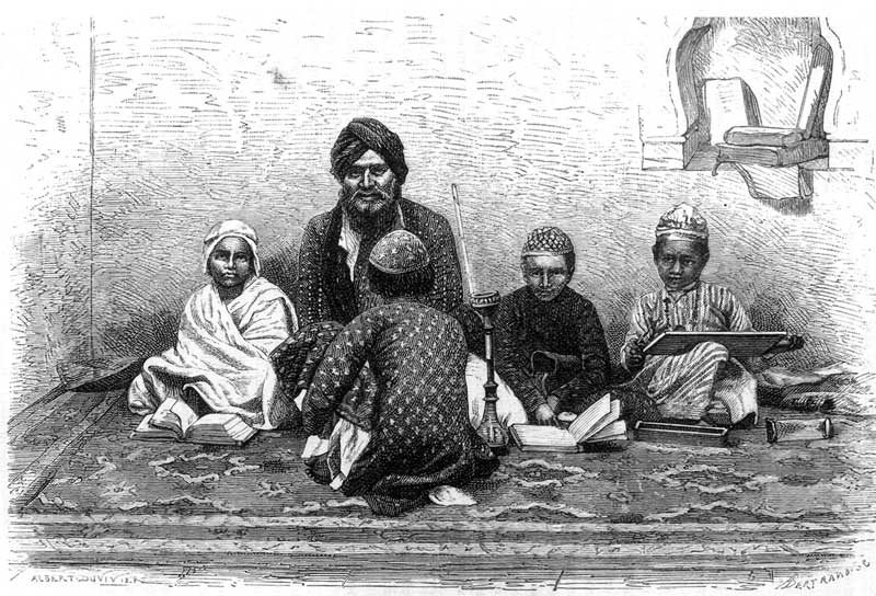 MUSSULMAN SCHOOL AT ALLAHABAD.