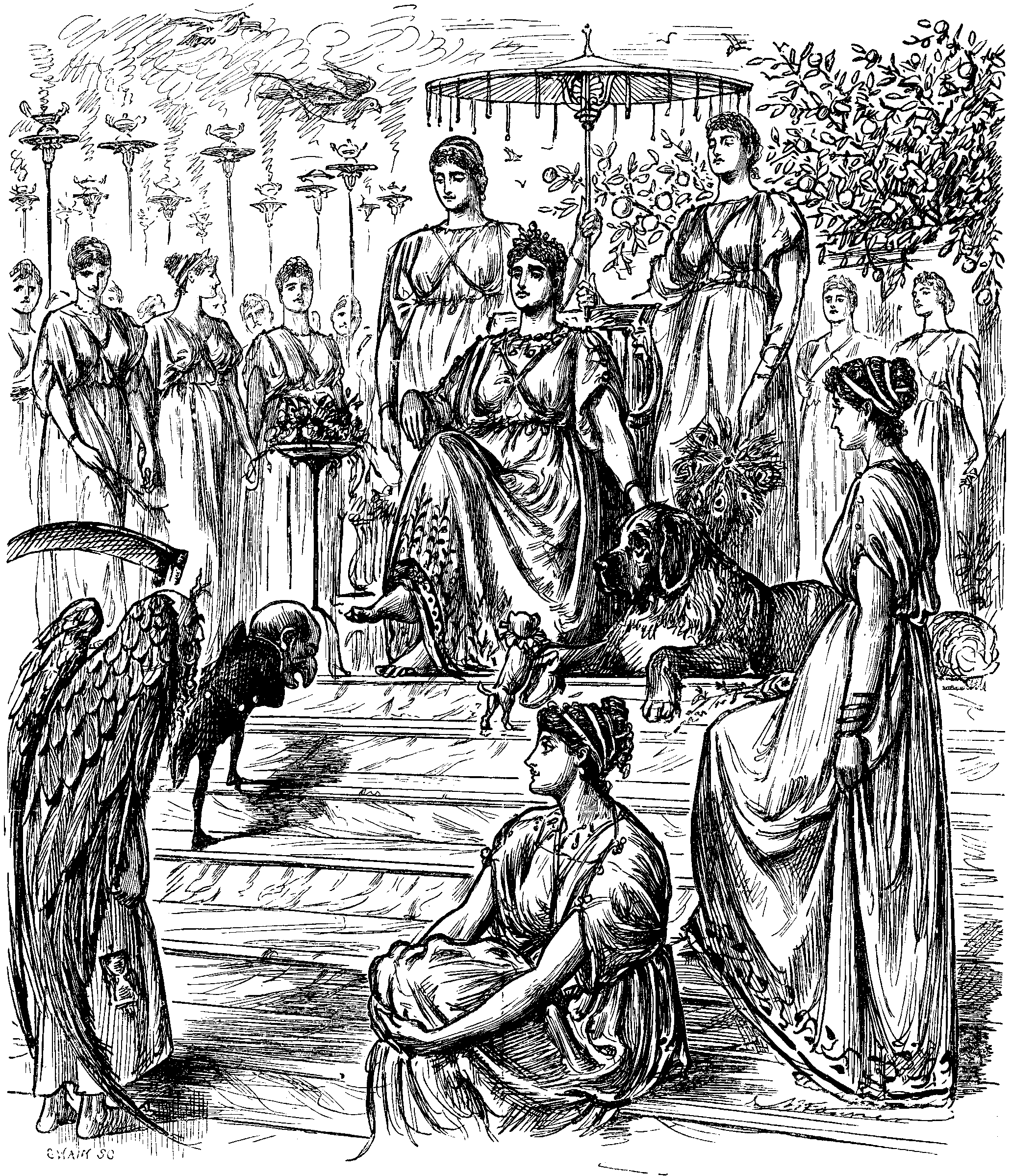 The Court of Queen Callista.