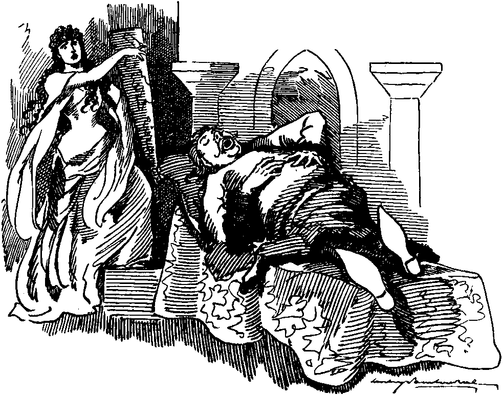 The game of 'Becky my Neighbour.' The Stout Knight lays low.