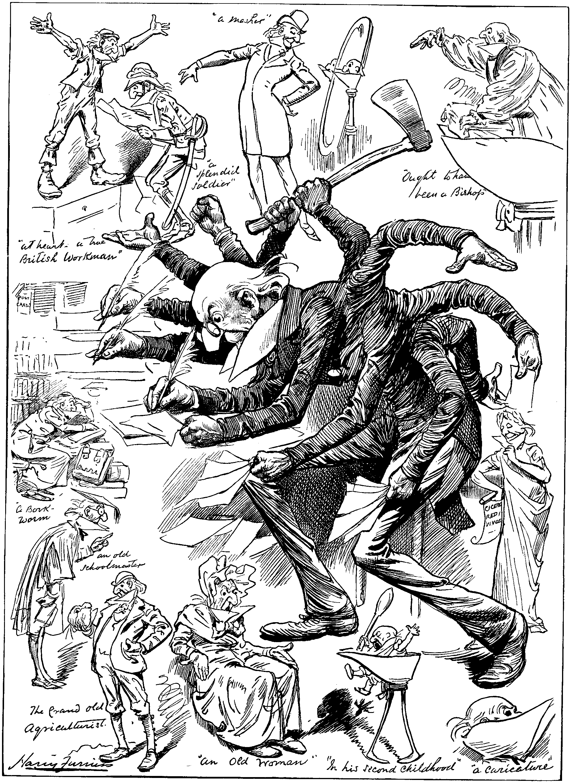 ALL-ROUND POLITICIANS. No. 1.--THE G.O.M. VARIETY ENTERTAINER.