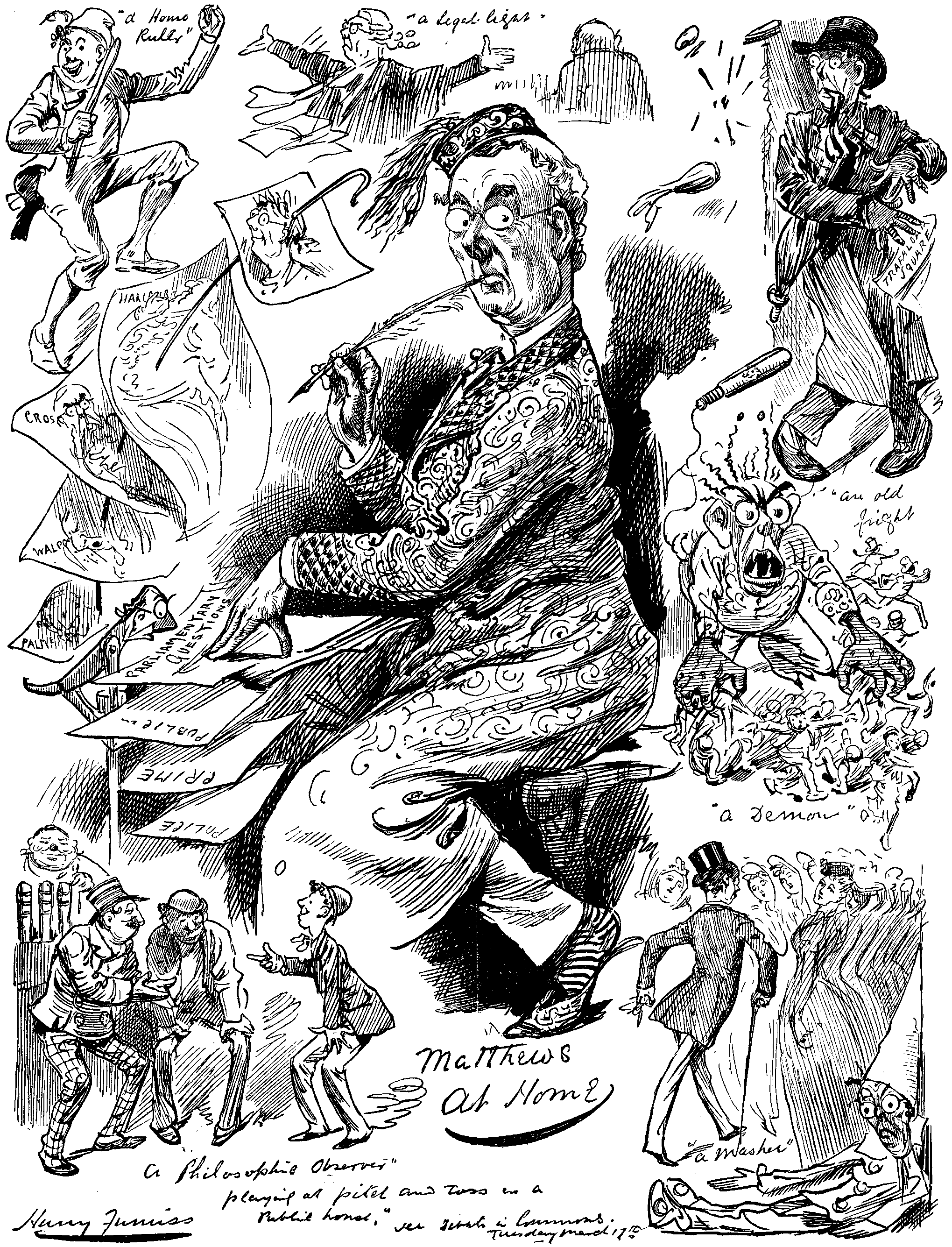 'MATTHEWS AT HOME.' (NEW VERSION OF AN OLD ENTERTAINMENT.)
