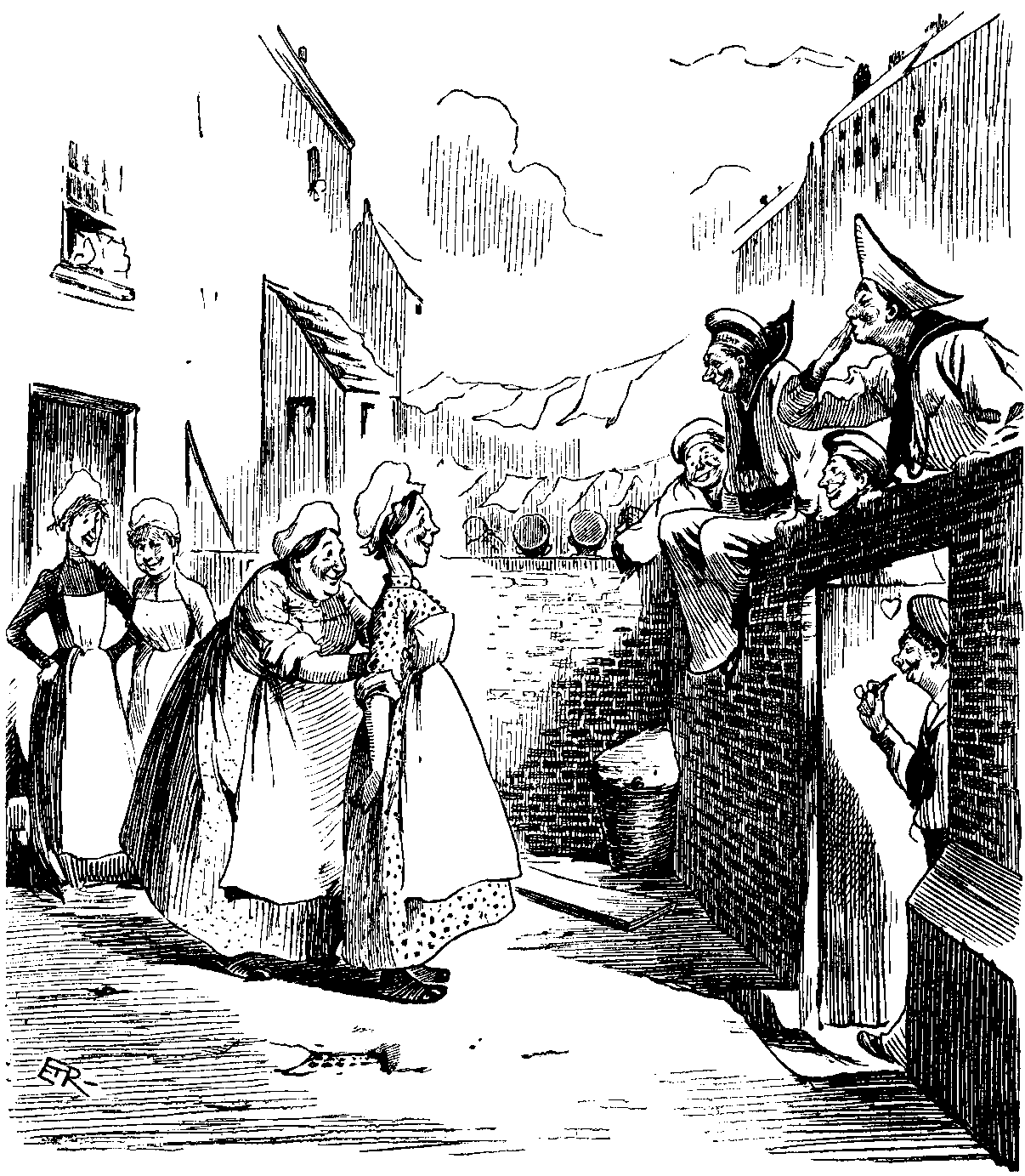 'MANNING THE (BACK-)YARDS.'