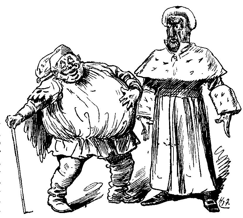 C-l-n-l N-rth as <i>Falstaff</i>.