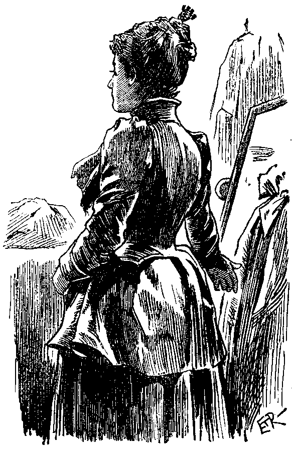 Woman in profile