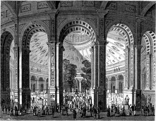 ROTUNDA OF THE VIENNA EXPOSITION BUILDING, 1873.
