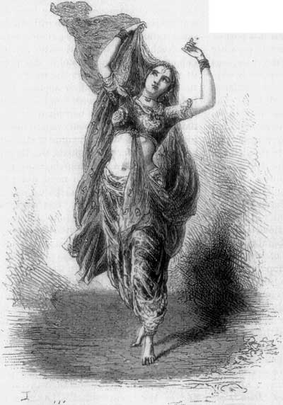 A NAUTCH-GIRL (OR BAYADÈRE) OF ULWUR.