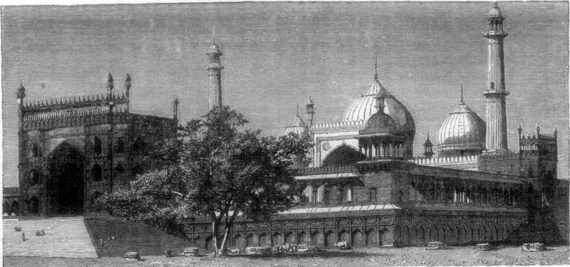 THE JAMMAH MASJID AT DELHI.