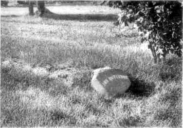 GRAVE OF ANN RUTLEDGE IN OAKLAND CEMETERY.