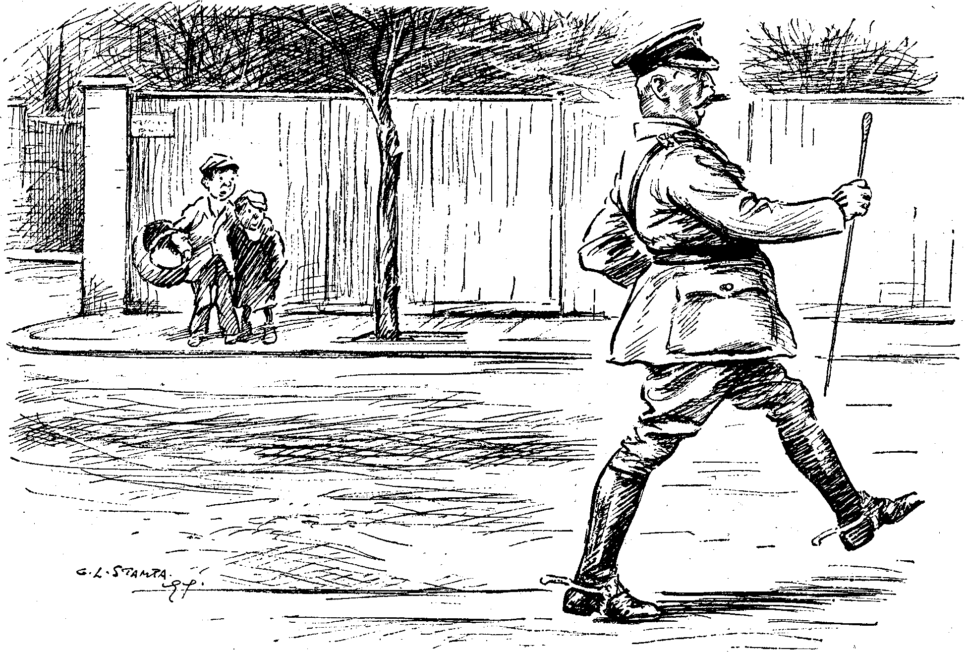 'OO LUMME! THAT MUST BE THE BLOKE WOT WON THE WAR!'