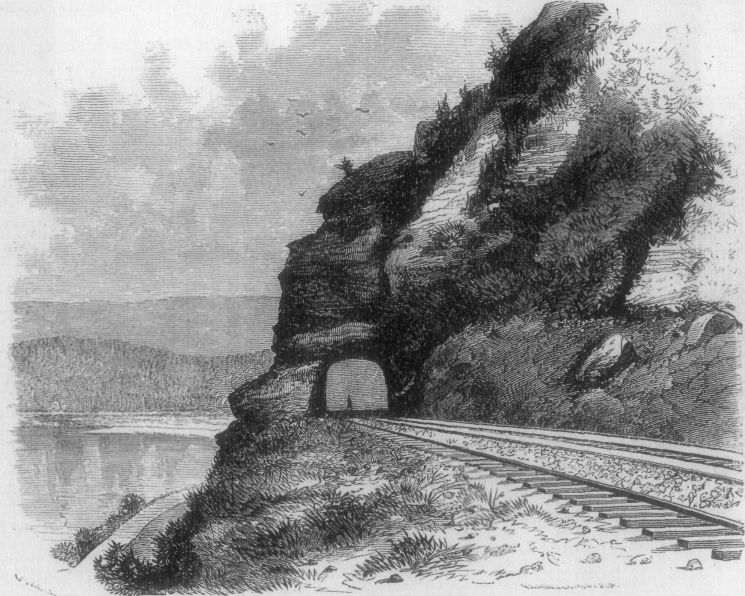 POTOMAC TUNNEL, NEAR HARPER'S FERRY.