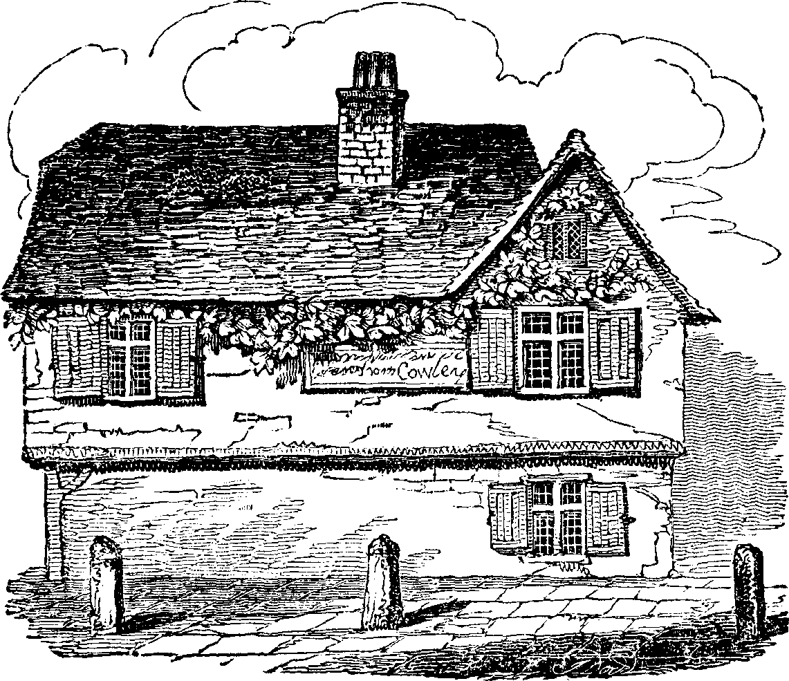 Cowley's House, at Chertsey.