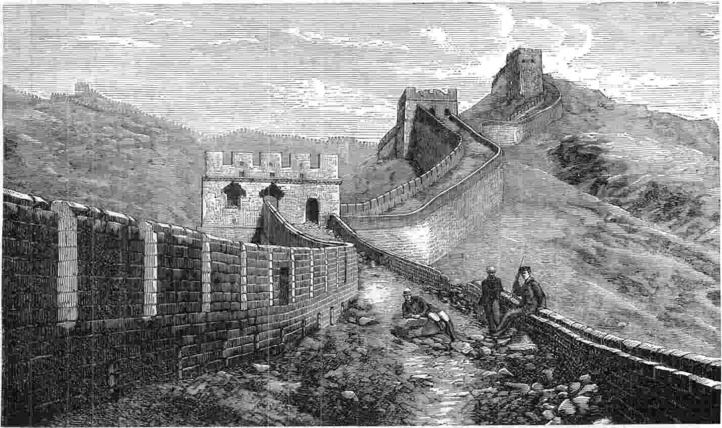 THE GREAT WALL: THE NANG-KAO PASS.
