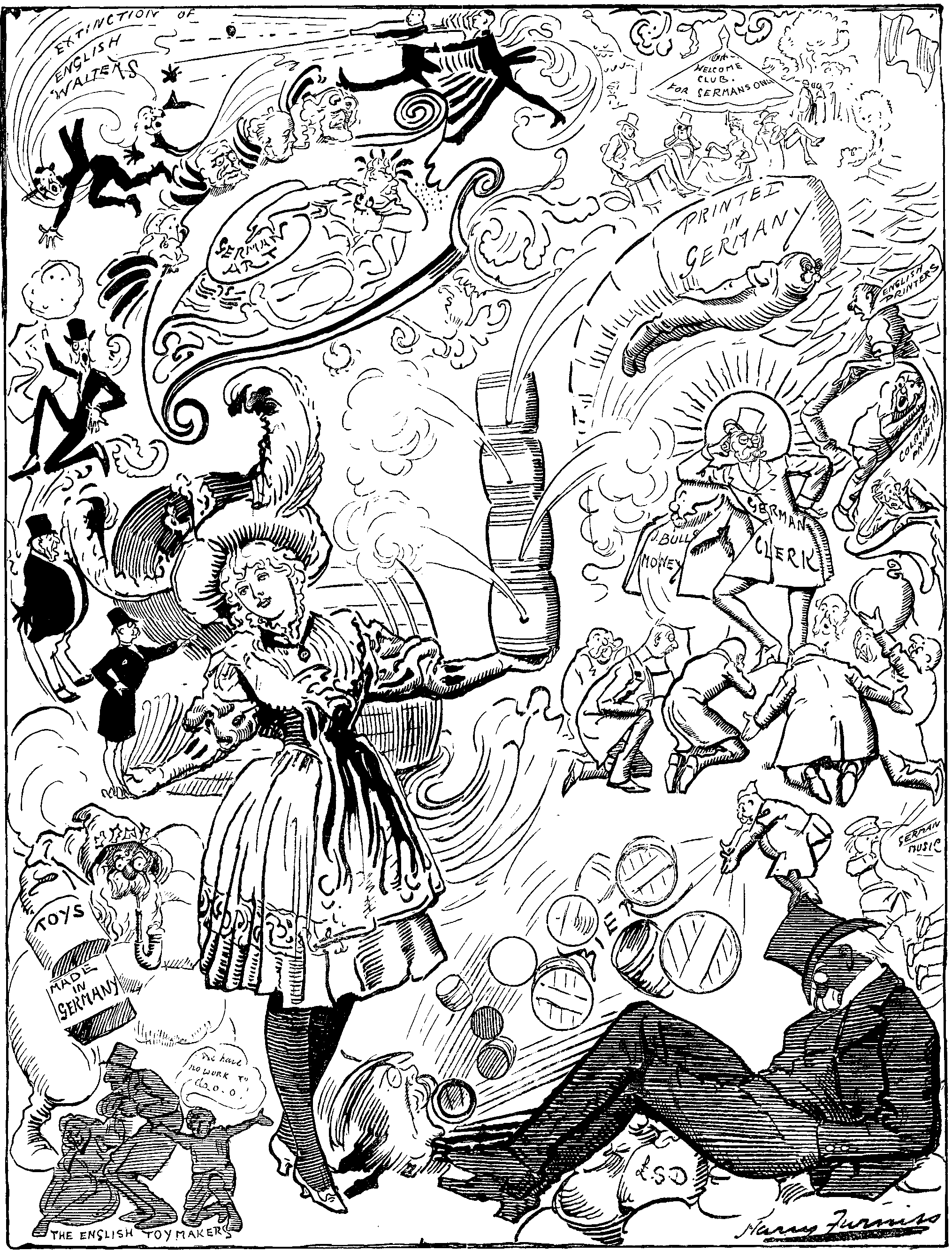 DESIGN FOR THE POSTER FOR THE NEXT GERMAN EXHIBITION IN LONDON.