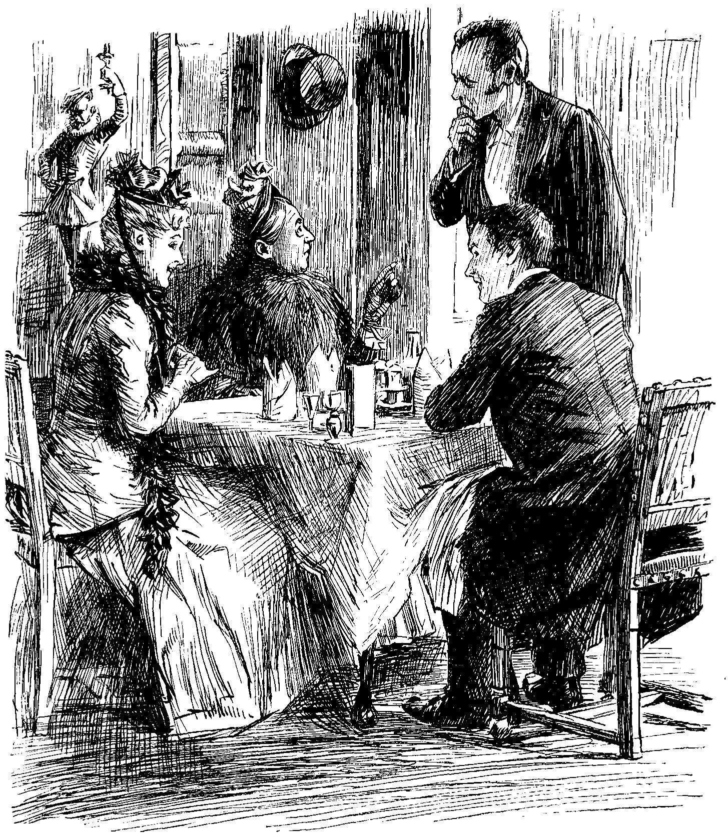 A scene at the Lucullus.