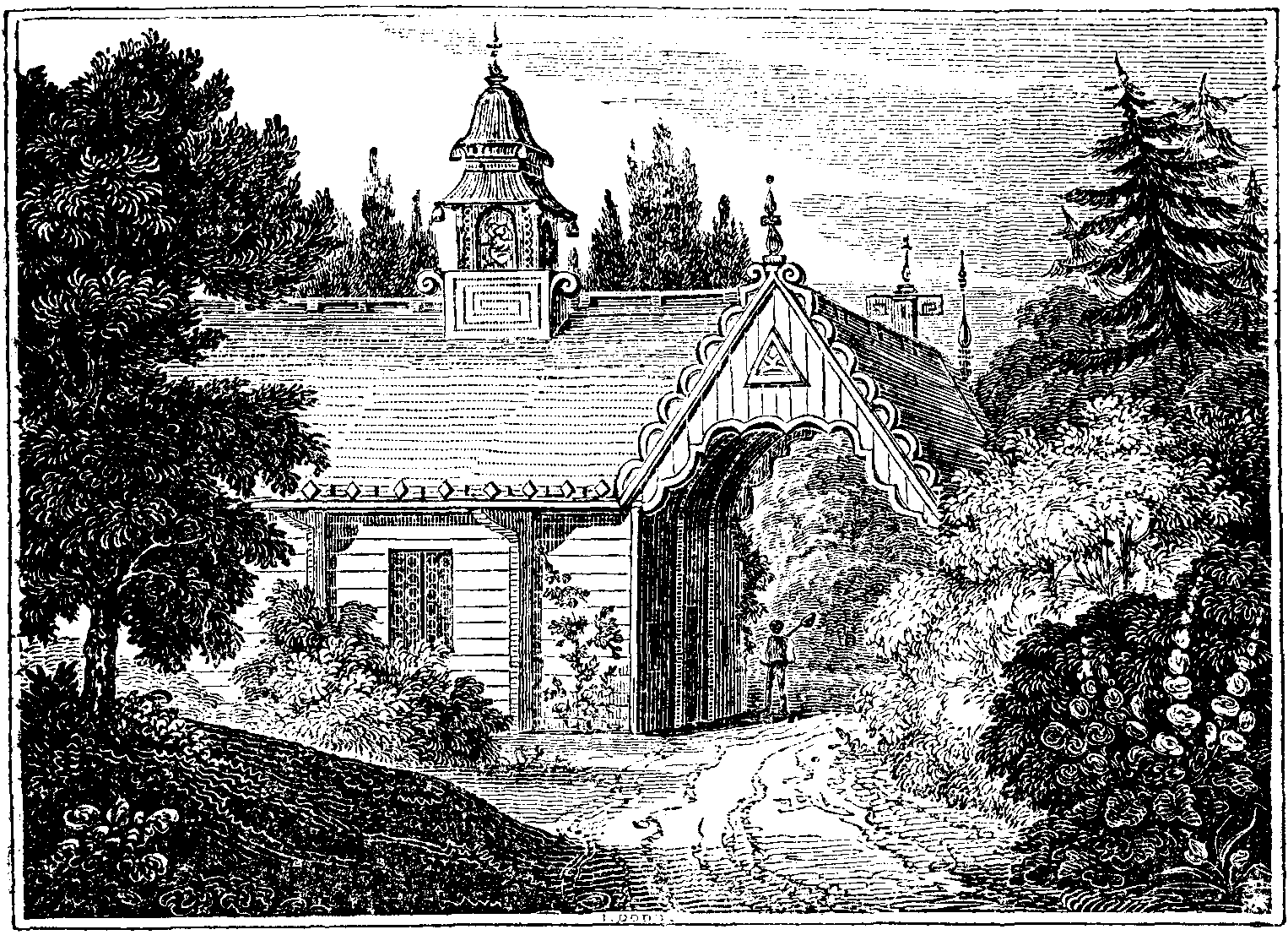 BOAT-HOUSE AT VIRGINIA WATER.