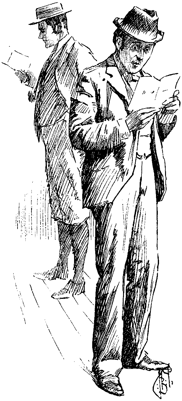 'Reads with a gradually lengthening countenance.'