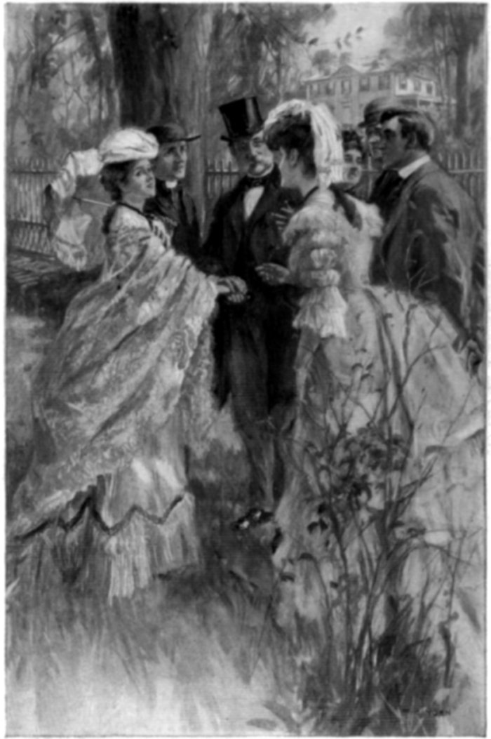 'Father,' laughed the daughter, 'isn't this rather youngish?'