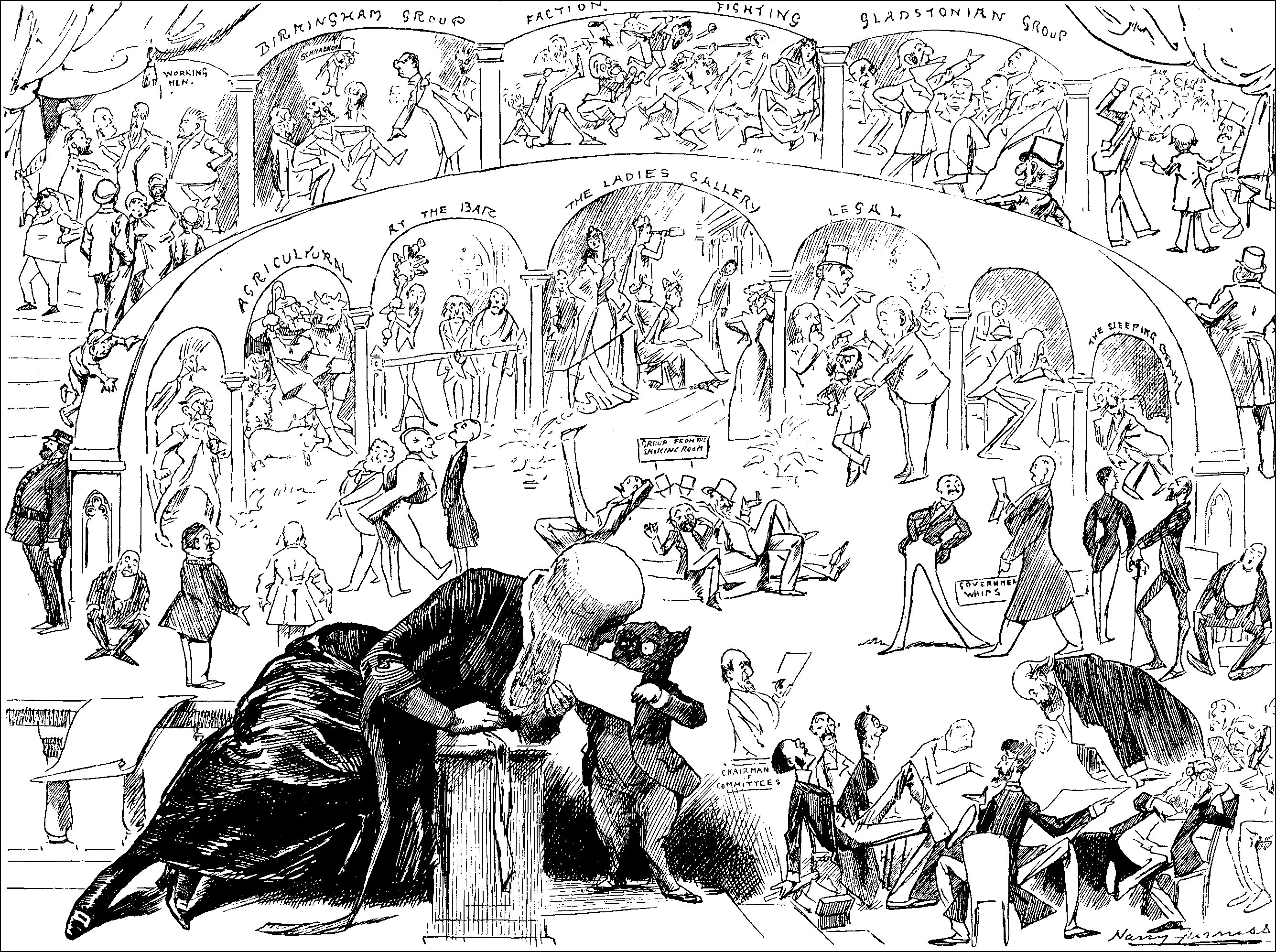 The House of Commons Wax-works.