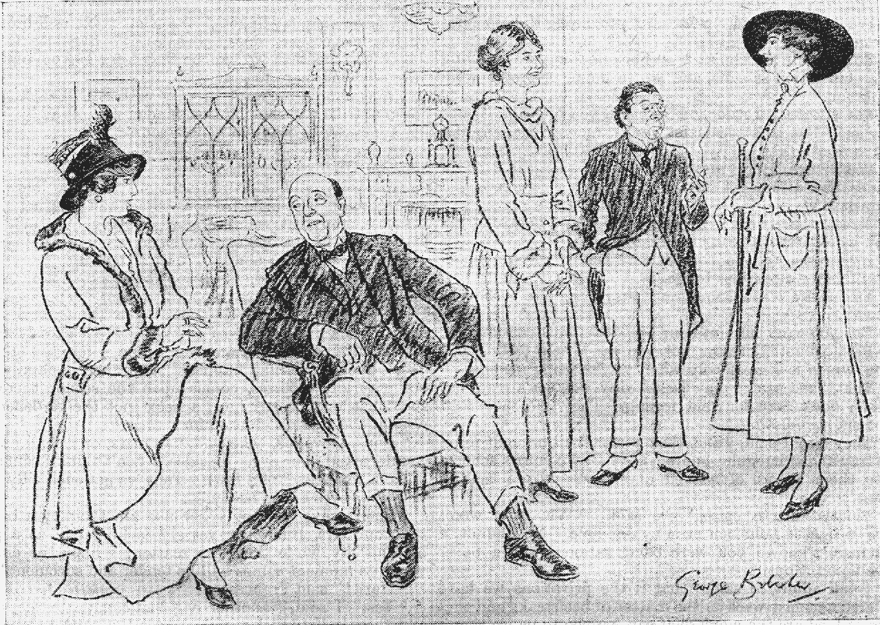 She: You know, there's something rather nice about Mr. Thomkins-Smith.