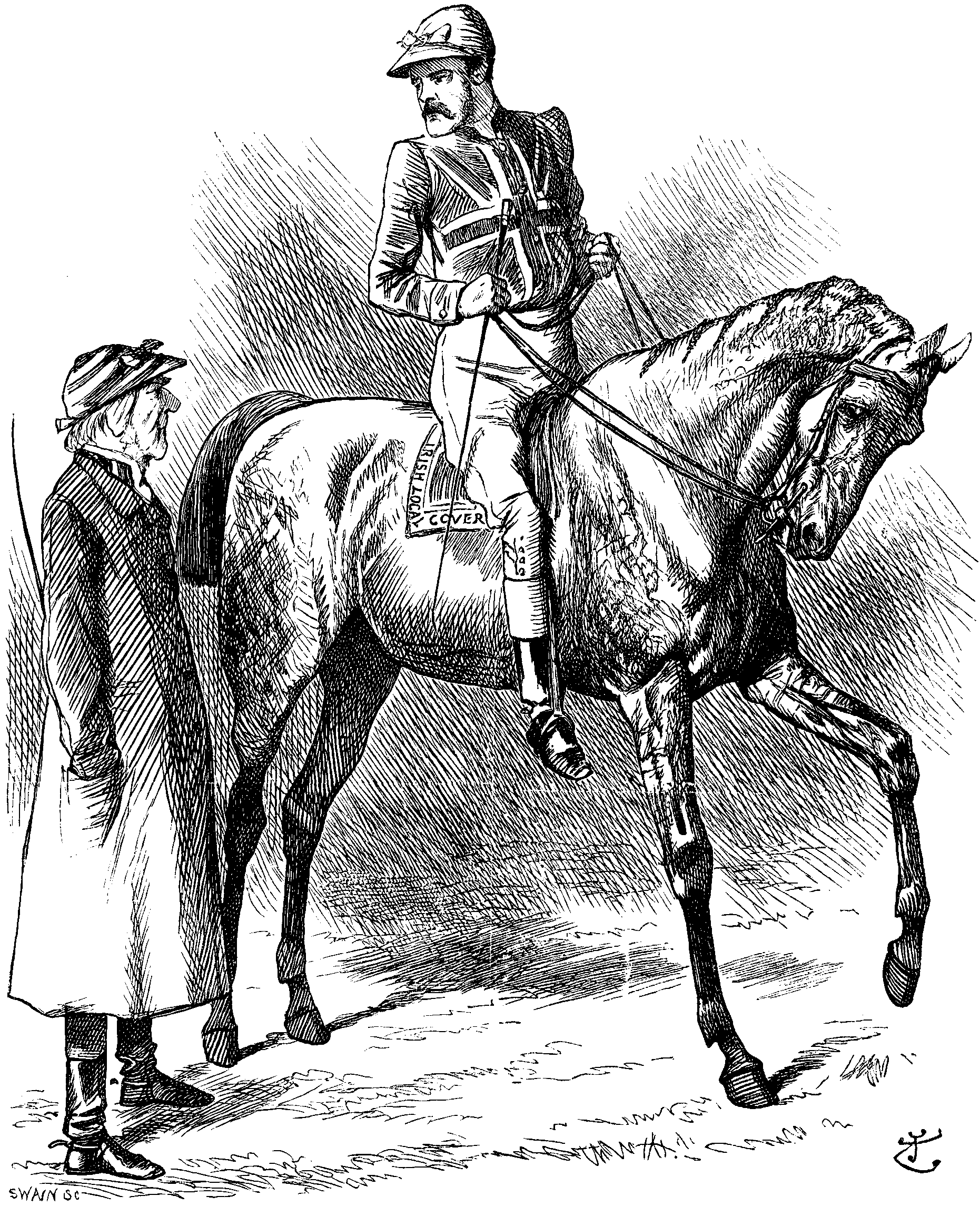 A VERY 'DARK HORSE.'
