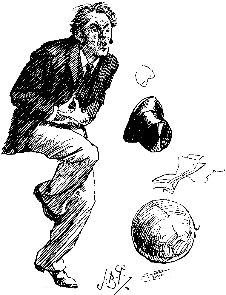 'I received the football in the pit of my stomach.'