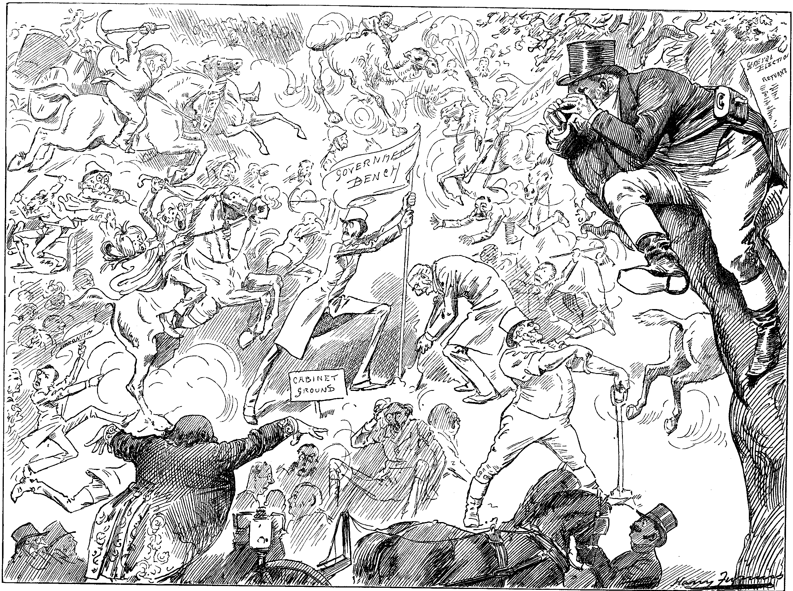 A RACE FOR THE COUNTRY. CLAIMING THE LAND.
