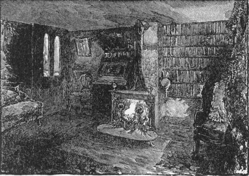WHITTIER'S STUDY AT AMESBURY, MASS.