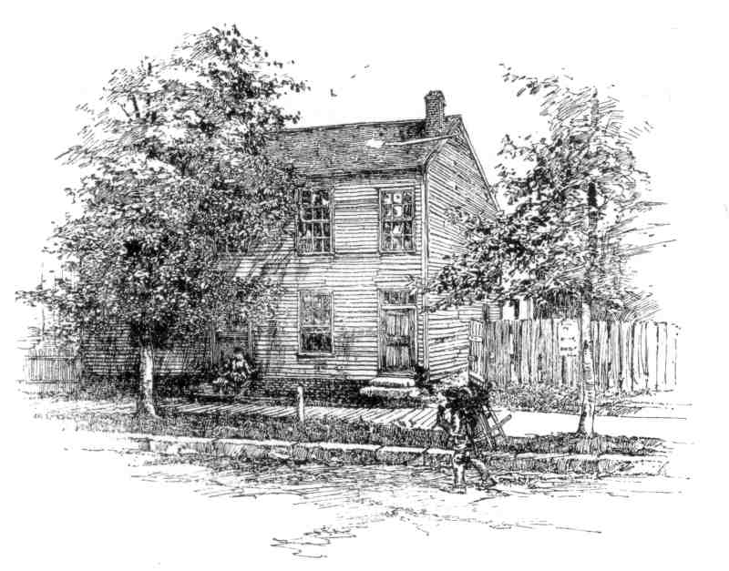 LINCOLN'S HOME AFTER HIS MARRIAGE