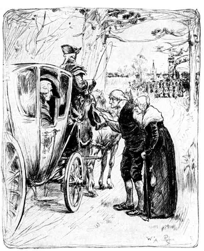GENERAL GEORGE WASHINGTON ON THE WAY TO HIS INAUGURATION