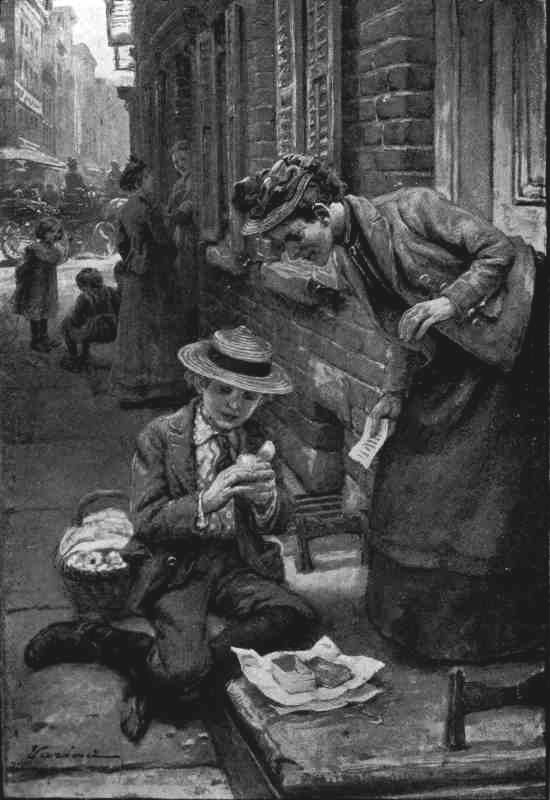 "HE SAT DOWN ON THE STEP, BREATHLESS WITH SURPRISE AND JOY"
