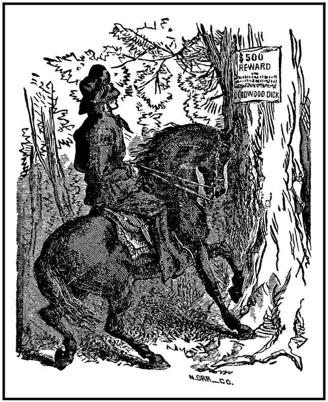 Ha! ha! ha! isn't that rich, now? Ha! ha! ha! arrest
Deadwood Dick if you can!