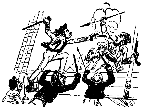 A Pirate Boarding Battle