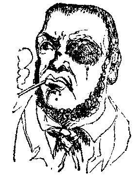 A man with a very bad black eye.