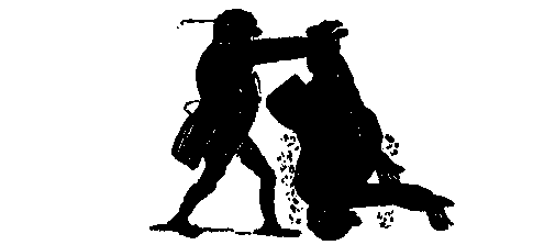 A man holds another man upside down by the ankles and makes all of his pocket money fall out.