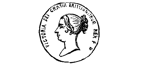 A coin with Victoria's profile.